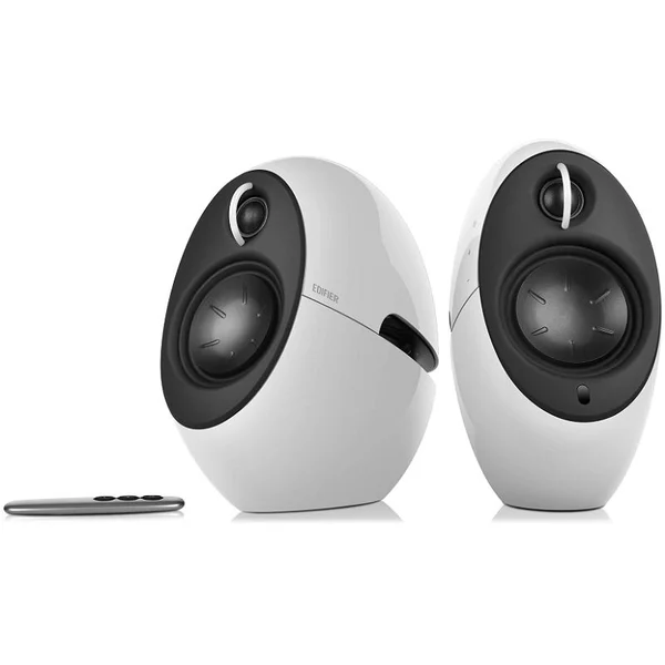 Edifier Luna HD (e25HD) Wireless Bluetooth Desktop Bookshelf Speakers - White