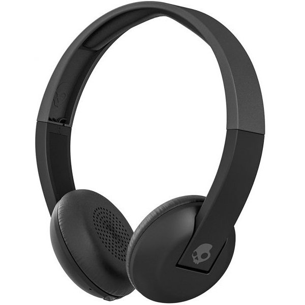 Skullcandy Uproar Wireless Bluetooth On-Ear Headphone with Mic - Black