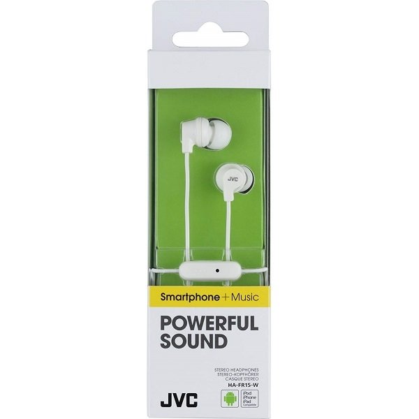 JVC HA-FR15 In-Ear Earphone with Mic - White