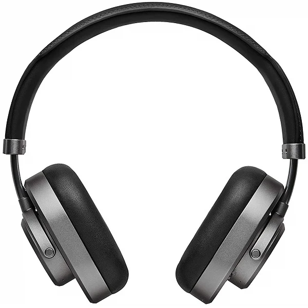 Master & Dynamic MW65 Wireless Bluetooth Noise-Cancelling Over-Ear Headphone with Mic - Silvermetal/Brown Leather
