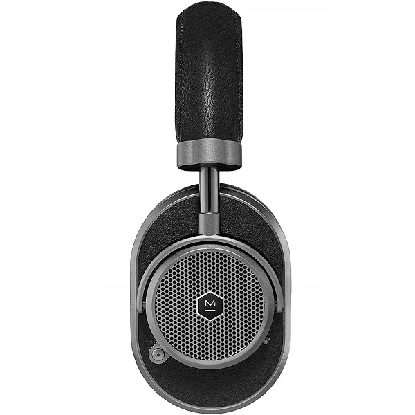 Master & Dynamic MW65 Wireless Bluetooth Noise-Cancelling Over-Ear Headphone with Mic - Silvermetal/Brown Leather