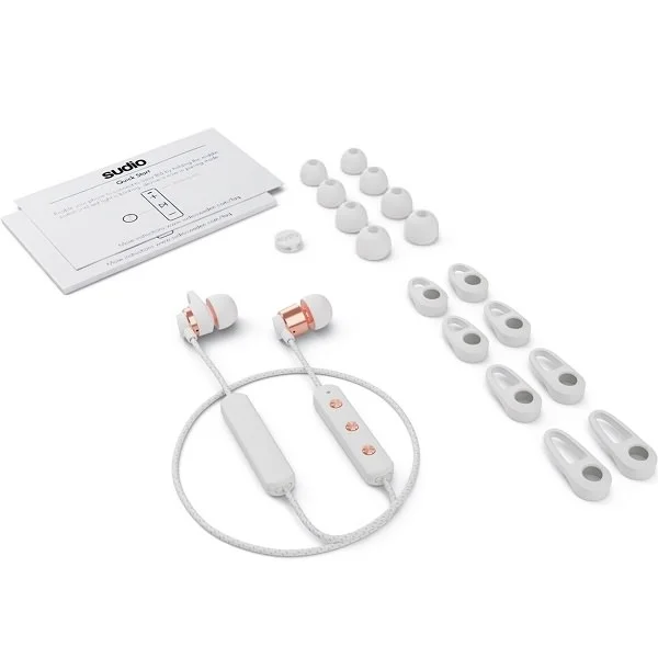 Sudio Tio Wireless Bluetooth In-Ear Earphone with Mic - White