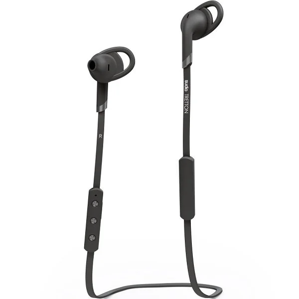 Sudio Tretton Wireless Bluetooth On-Ear Earbud with Mic - Black