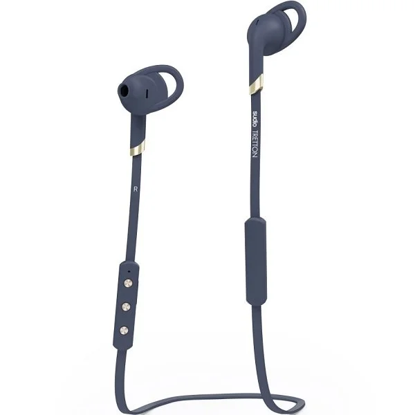 Sudio Tretton Wireless Bluetooth On-Ear Earbud with Mic - Classic Blue