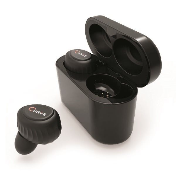Curve TWS-X200 True Wireless Bluetooth In-Ear Earphone with Mic - Black Curve TWS-X200 True Wireless Bluetooth In-Ear Earphone with Mic - Black