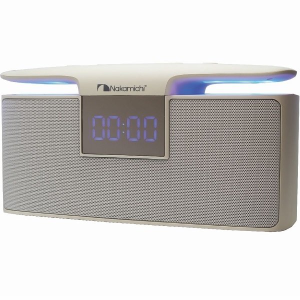 Nakamichi NM CRM10 Wireless Bluetooth Portable Speaker with FM Radio - White