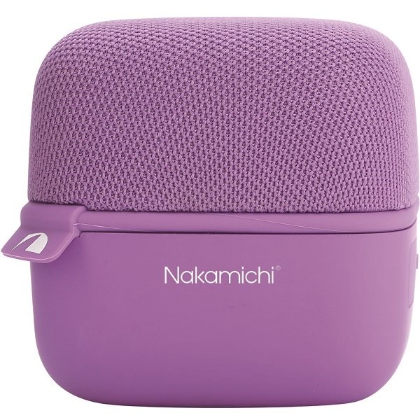 Nakamichi NM TWS3 MusicCube Wireless Bluetooth Portable Speaker with Mic - Purple