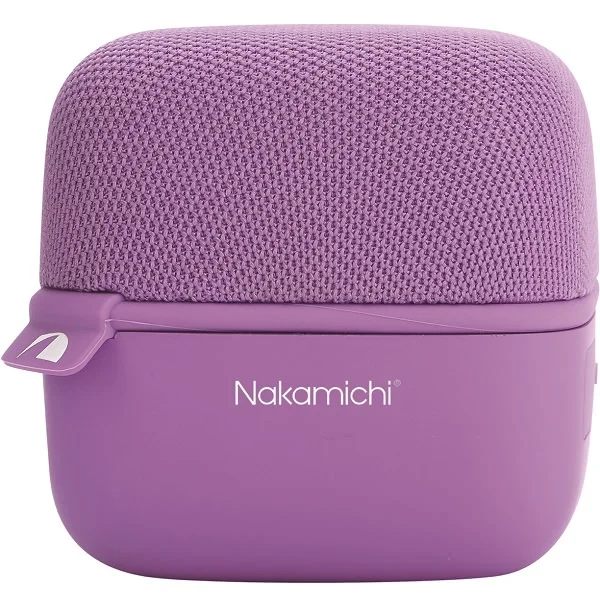 Nakamichi NM TWS3 MusicCube Wireless Bluetooth Portable Speaker with Mic - Purple