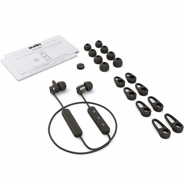 Sudio Tio Wireless Bluetooth In-Ear Earphone with Mic - Black Sudio Tio Wireless Bluetooth In-Ear Earphone with Mic - Black