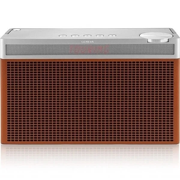 Geneva Touring L Wireless Bluetooth Portable Speaker System with FM Radio/DAB+ - Cognac