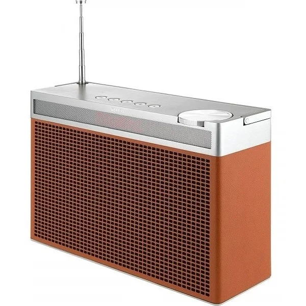 Geneva Touring L Wireless Bluetooth Portable Speaker System with FM Radio/DAB+ - Cognac