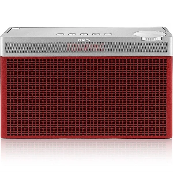 Geneva Touring L Wireless Bluetooth Portable Speaker System with FM Radio/DAB+ - Red