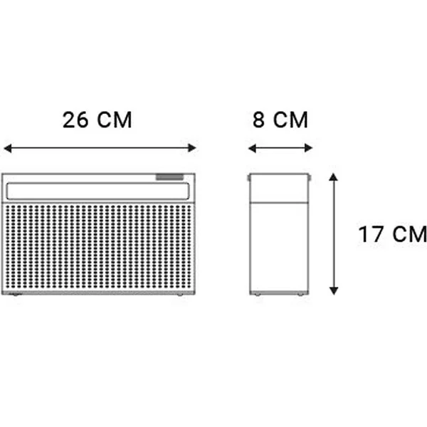 Geneva Touring L Wireless Bluetooth Portable Speaker System with FM Radio/DAB+ - Cognac