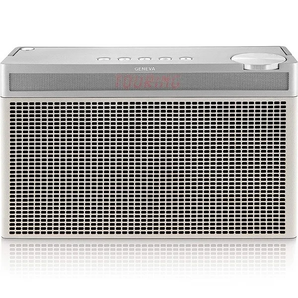 Geneva Touring L Wireless Bluetooth Portable Speaker System with FM Radio/DAB+ - White