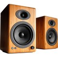 Audioengine A5+ Wireless Bookshelf Speakers (Natural Bamboo)
