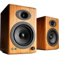 Audioengine A5+ Wireless Bookshelf Speakers (Natural Bamboo)