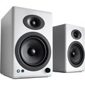 Audioengine A5+ Wireless Bookshelf Speakers (Hi-Gloss White)