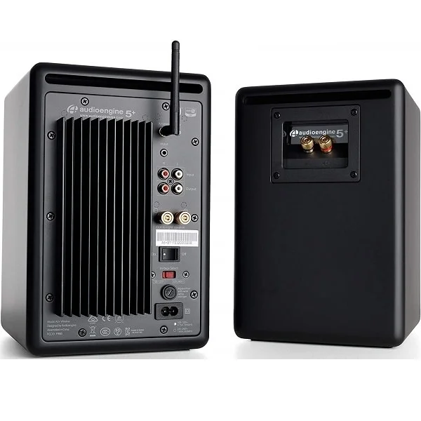 Audioengine A5+ Wireless Bluetooth Desktop Bookshelf Speakers - Satin Black