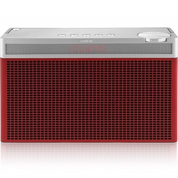 Geneva Touring L Wireless Bluetooth Portable Speaker System with FM Radio/DAB+ - Red