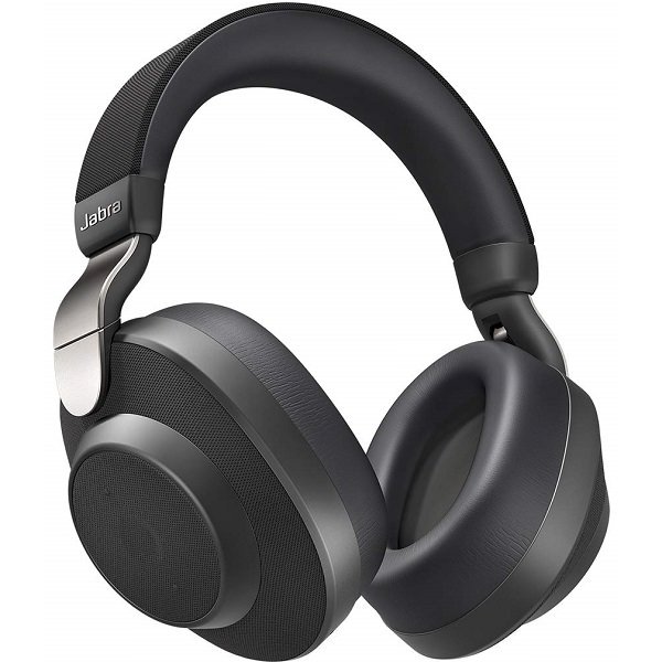 Jabra Elite 85h Wired/Wireless Bluetooth Noise-Cancelling Over-Ear Headphone with Mic - Titanium Black  Jabra Elite 85h Wired/Wireless Bluetooth Noise-Cancelling Over-Ear Headphone with Mic - Titanium Black