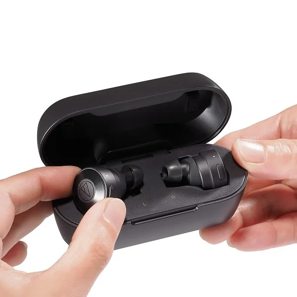 Audio-Technica ATH-CKS5TW True Wireless Bluetooth In-Ear Earphone with Mic - Black 