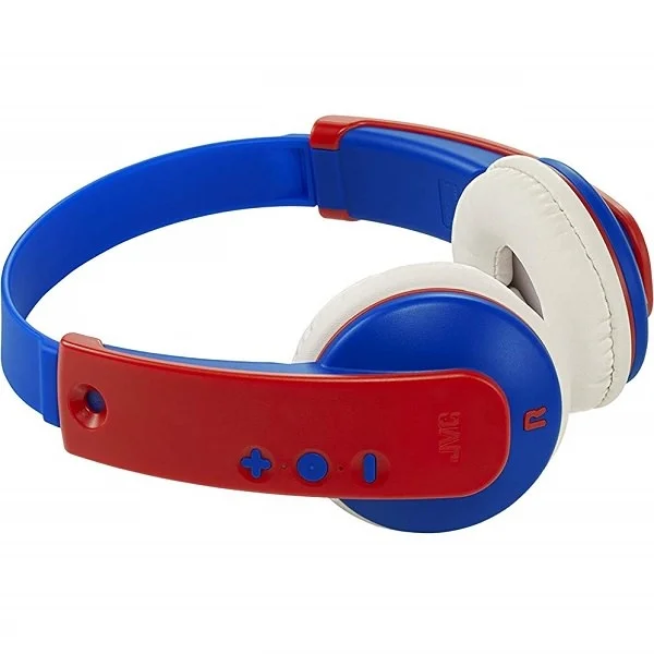 JVC HA-KD9BT Wireless Bluetooth Over-Ear Headphone for Kids - Blue