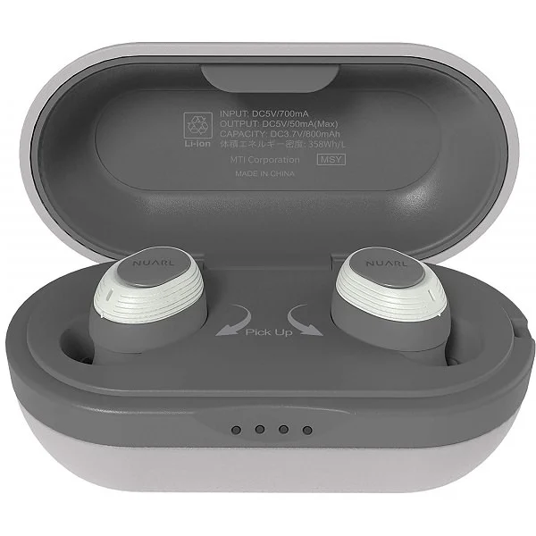 NUARL NT100 True Wireless Bluetooth In-Ear Earphone with Mic - White