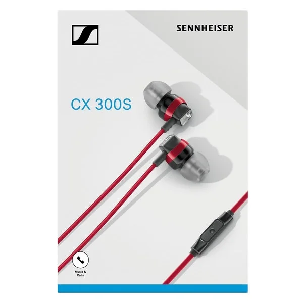 Sennheiser CX 300S In-Ear Earphone with Mic - Red