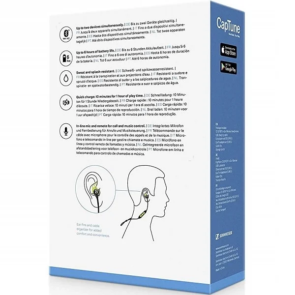 Sennheiser CX SPORT Wireless Bluetooth In-Ear Earphone