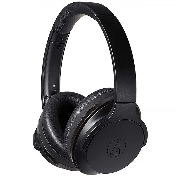 Audio-Technica ATH-ANC900BT QuietPoint® Wireless Bluetooth Active Noise-Cancelling Over-Ear Headphone with Mic
