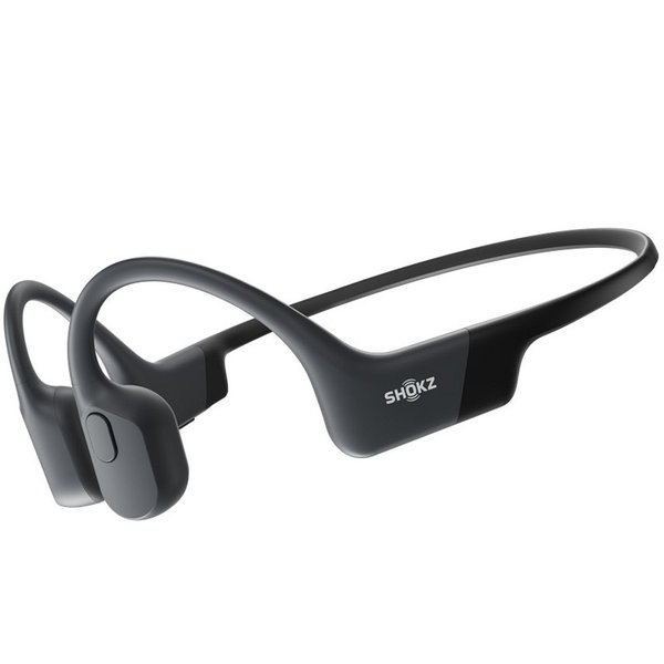 Shokz OpenRun Waterproof Wireless Bluetooth Bone Conduction Headphone with Mic - Black