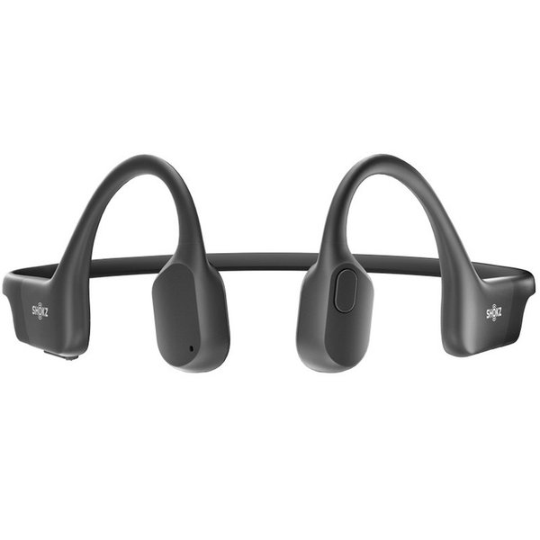 Shokz OpenRun Waterproof Wireless Bluetooth Bone Conduction Headphone with Mic - Black