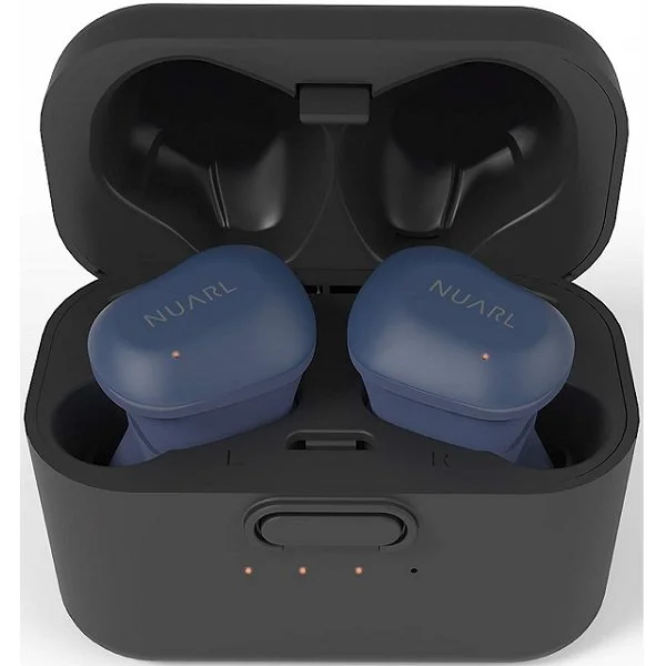 Nuarl NT01L Stereo True Wireless Bluetooth In-Ear Earphone with Mic - Navy Blue 