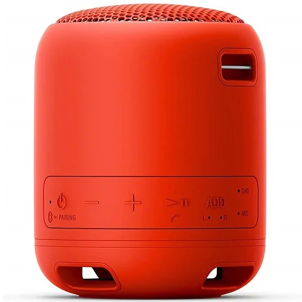 Sony SRS-XB12 Extra Bass Wireless Bluetooth Portable Speaker - Red 