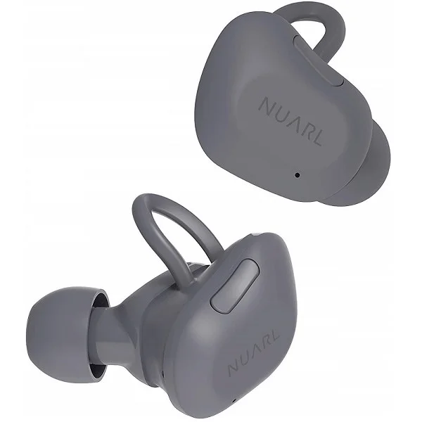 Nuarl NT01L Stereo True Wireless Bluetooth In-Ear Earphone with Mic - Dark Gray