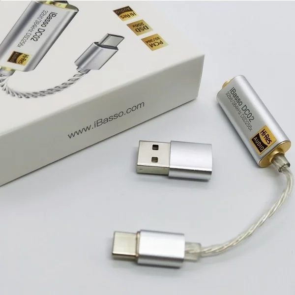 iBasso DC02 Type-C to 3.5mm USB DAC & Amplifier Cable Dongle