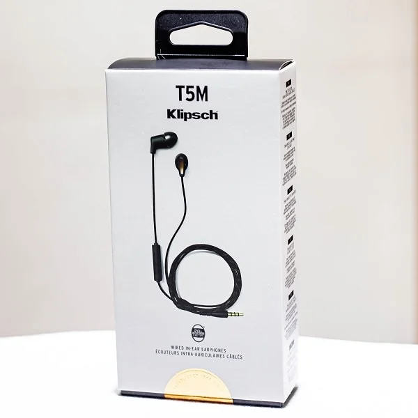 Klipsch T5m In-Ear Earphone with Mic - Black 
