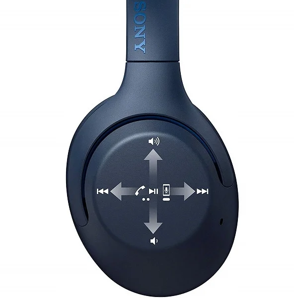 Sony WH-XB900N Extra Bass Wireless Bluetooth Over-Ear Headphone with Mic - Blue