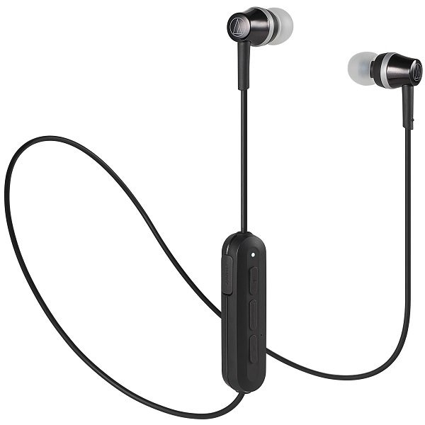 Audio-Technica ATH-CKR300BT Wireless Bluetooth In-Ear Earphone with Mic - Black  Audio-Technica ATH-CKR300BT Wireless Bluetooth In-Ear Earphone with Mic - Black