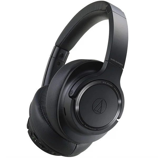 Audio-Technica ATH-SR50BT Wireless Bluetooth Over-Ear Headphone with Mic 