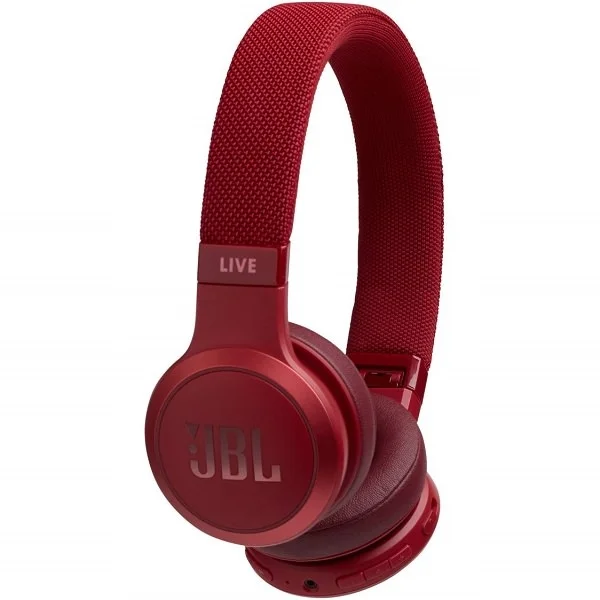JBL LIVE 400BT Wireless Bluetooth On-Ear Headphone with Mic - Red