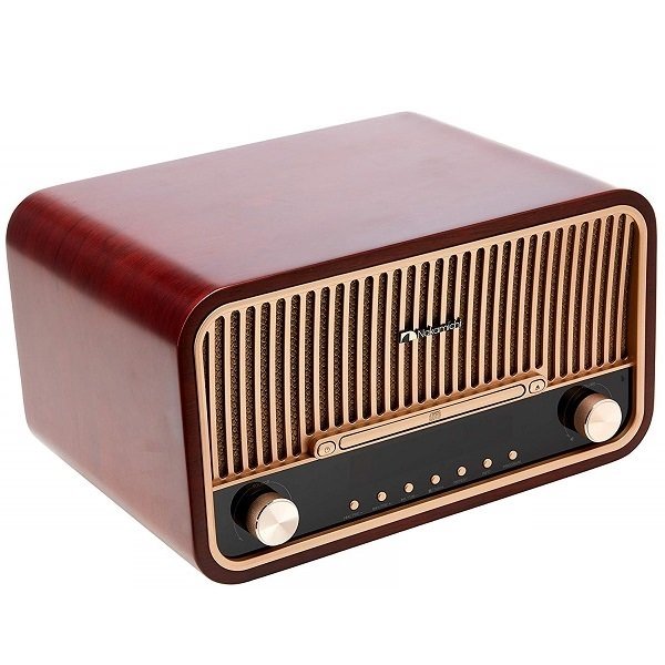 Nakamichi Heritage 820 Wireless Bluetooth Desktop Speaker with FM Radio & CD Player Nakamichi Heritage 820 Wireless Bluetooth Desktop Speaker with FM Radio & CD Player