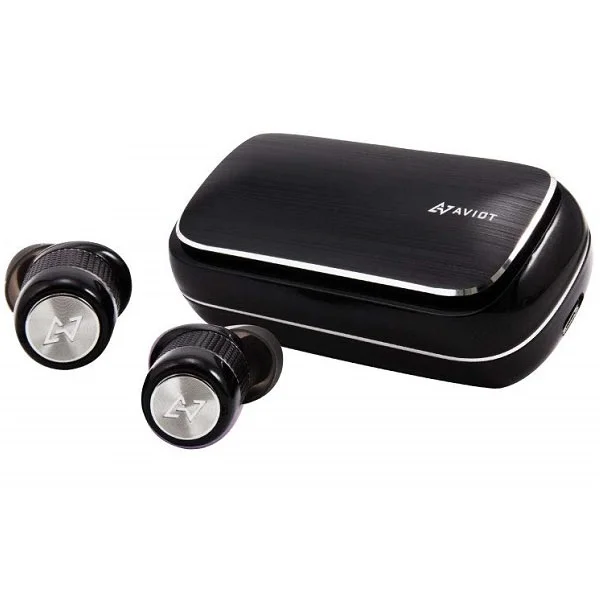 Aviot TE-BD21f 3-Driver Hybrid True Wireless Bluetooth In-Ear Earphone with Mic - Black
