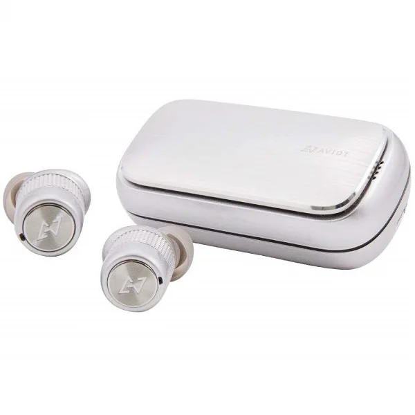 Aviot TE-BD21f 3-Driver Hybrid True Wireless Bluetooth In-Ear Earphone with Mic - Silver