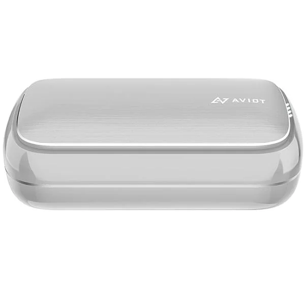 Aviot TE-BD21f 3-Driver Hybrid True Wireless Bluetooth In-Ear Earphone with Mic - Silver