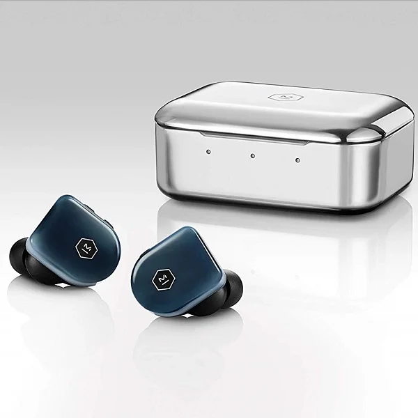 Master & Dynamic MW07 PLUS True Wireless Bluetooth Noise-Cancelling In-Ear Earphone with Mic - Steel Blue
