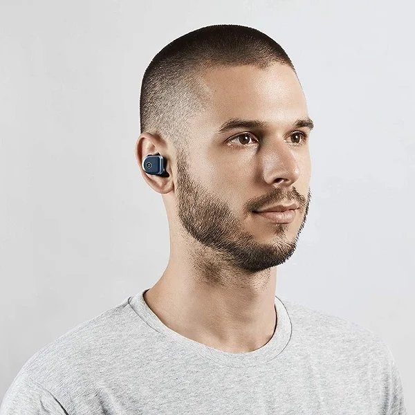 Master & Dynamic MW07 PLUS True Wireless Bluetooth Noise-Cancelling In-Ear Earphone with Mic - Steel Blue