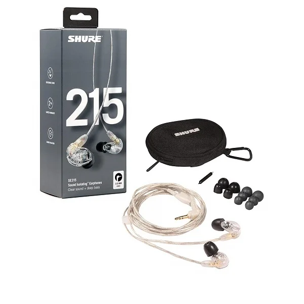 Shure SE215 Pro In-Ear Earphone - Clear