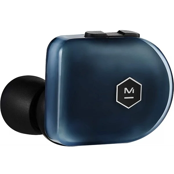 Master & Dynamic MW07 PLUS True Wireless Bluetooth Noise-Cancelling In-Ear Earphone with Mic - Steel Blue