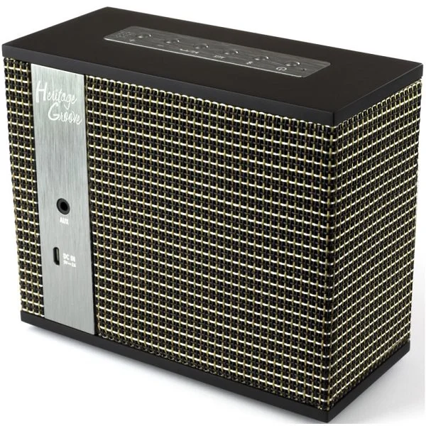 Klipsch Heritage Groove Wireless Bluetooth Portable Speaker with Mic - Matte Black
